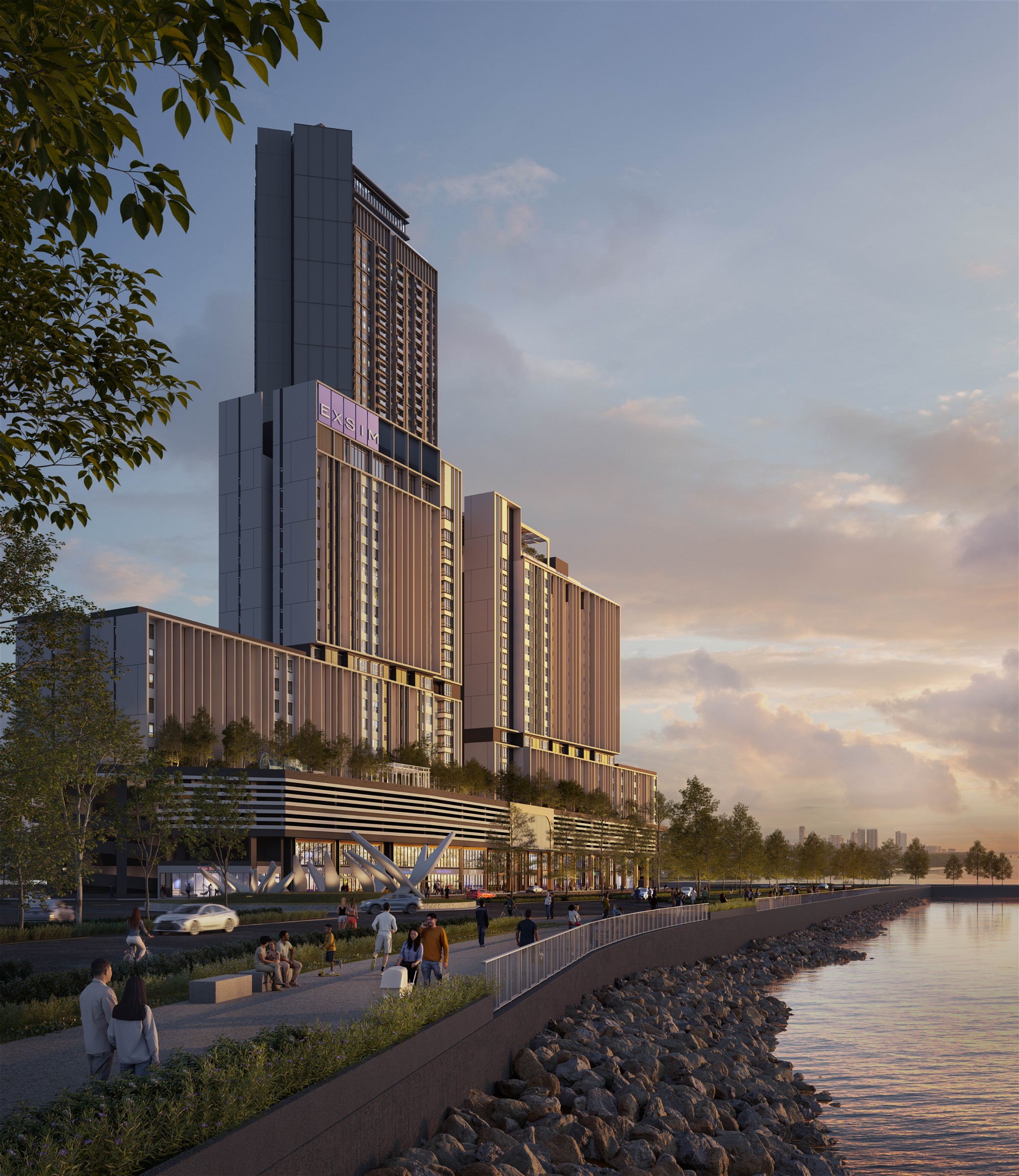 A coastal landmark artist’s impression