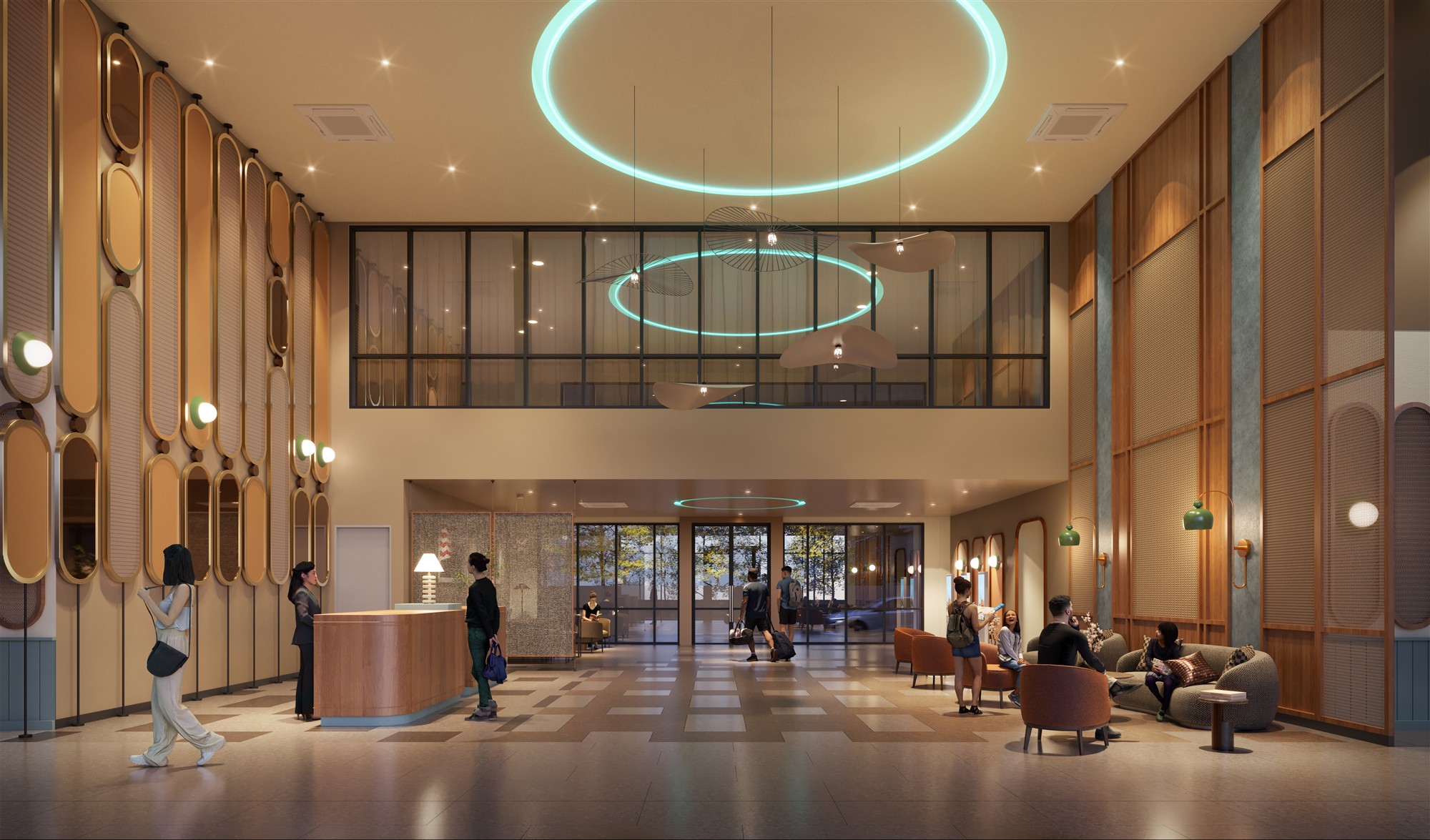 Arrival lobby artist’s impression