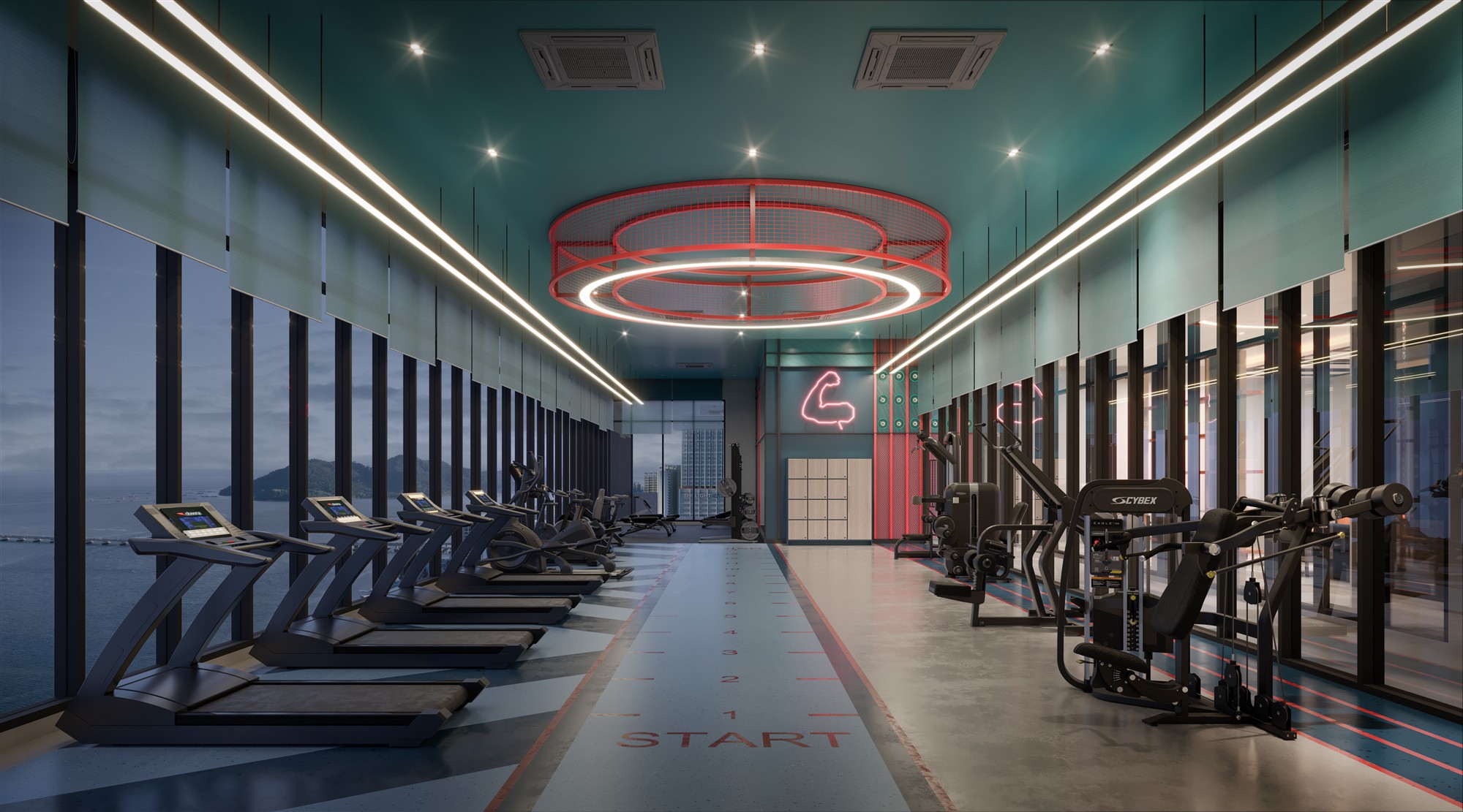 Sky gym artist’s impression