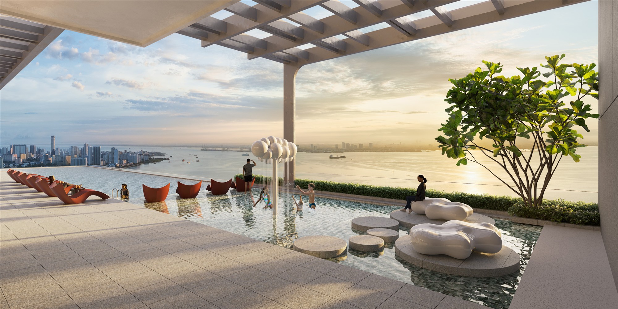 Swimming pool artist’s impression